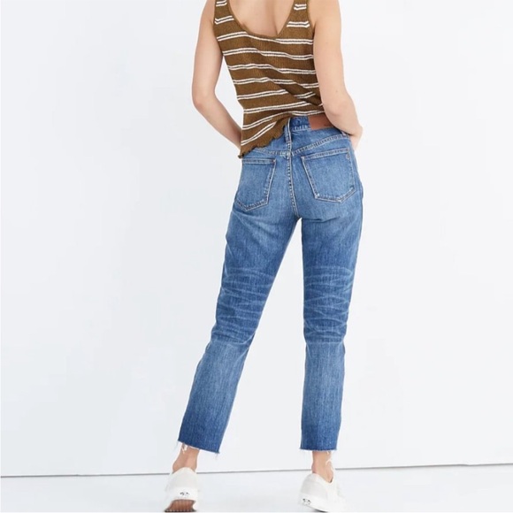 Madewell The High-Rise Slim Boyjean in Dover Wash Women’s Size 26 - Picture 2 of 12
